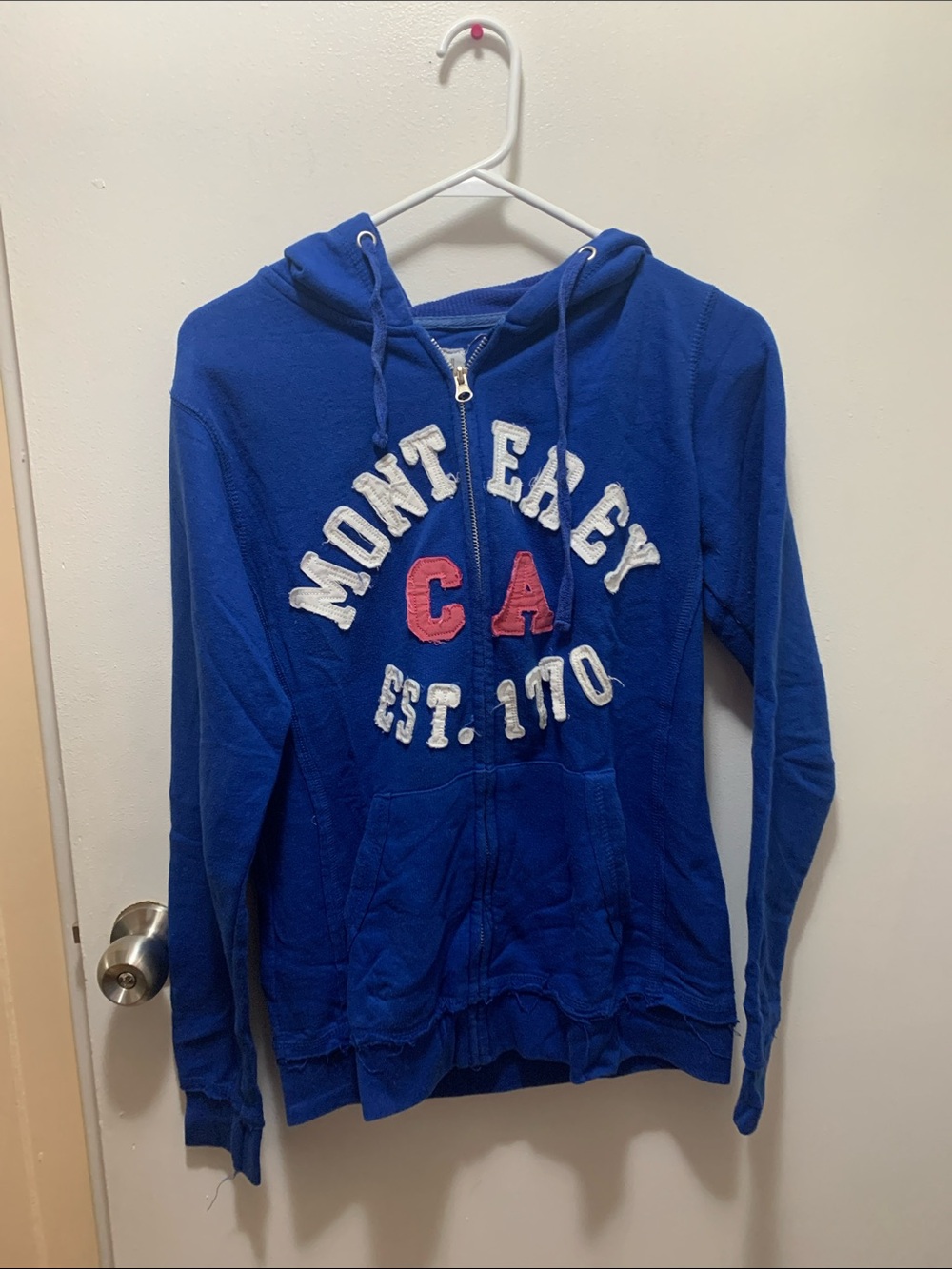 Monterey CA zip up hoodie